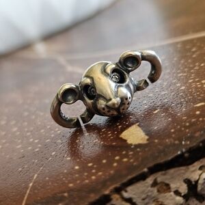 X By Trollbeads Rat, Double Silver Link